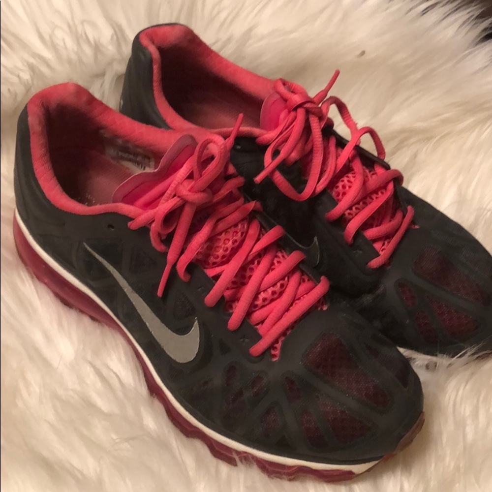 Nike Air Max Black Pink Spark Running Sneakers Women’s Size 9.5